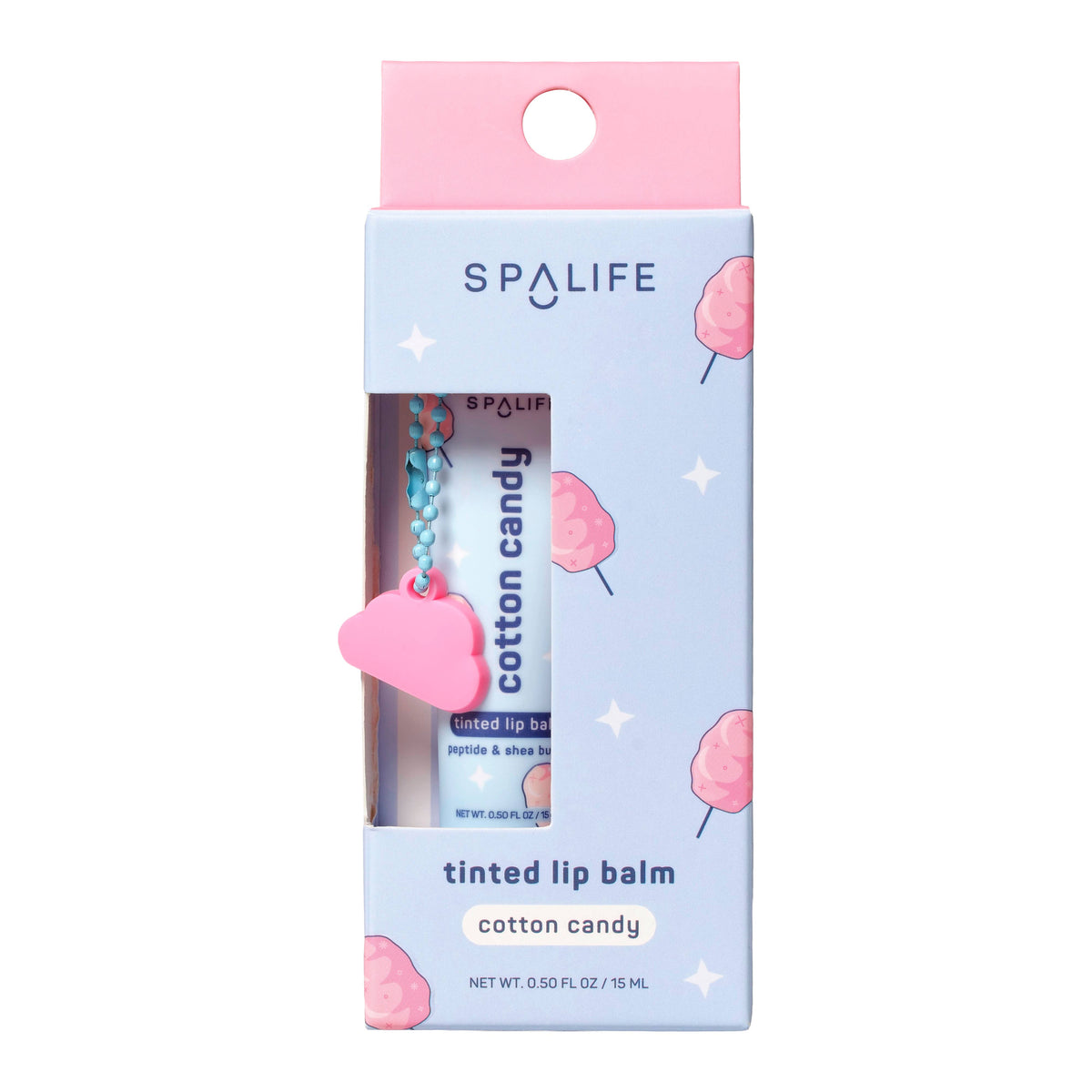 Cotton Candy Tinted Lip Balm (with peptide & shea butter)