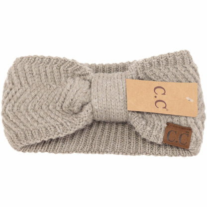 Chevron Knit Knot Women's Headwarmer