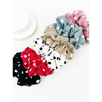 Polkadot Scrunchies: 2pk
