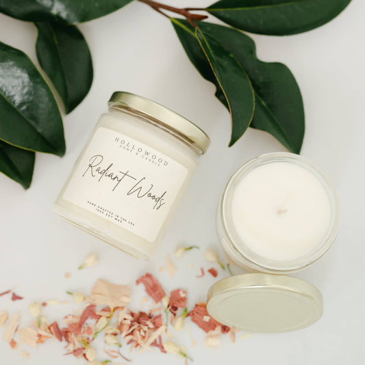 RADIANT WOODS | SPRING | 8 OZ CANDLE: 8 OZ | 226 G