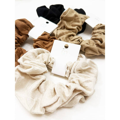 The Perfect Suede Neutral Color Scrunchie