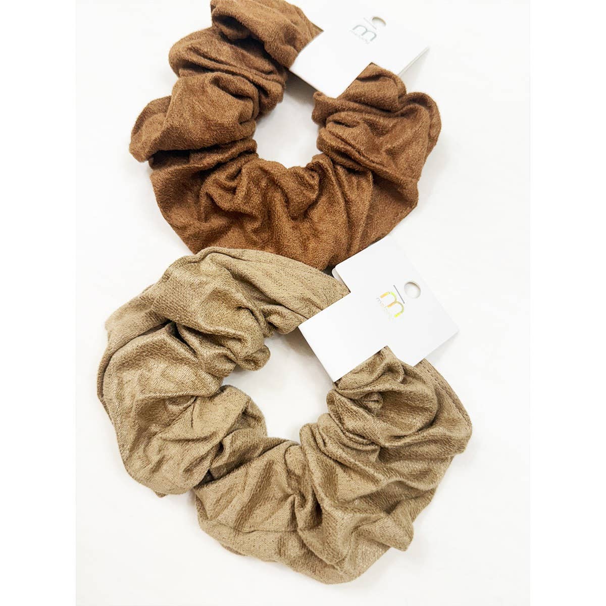 The Perfect Suede Neutral Color Scrunchie