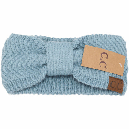Chevron Knit Knot Women's Headwarmer