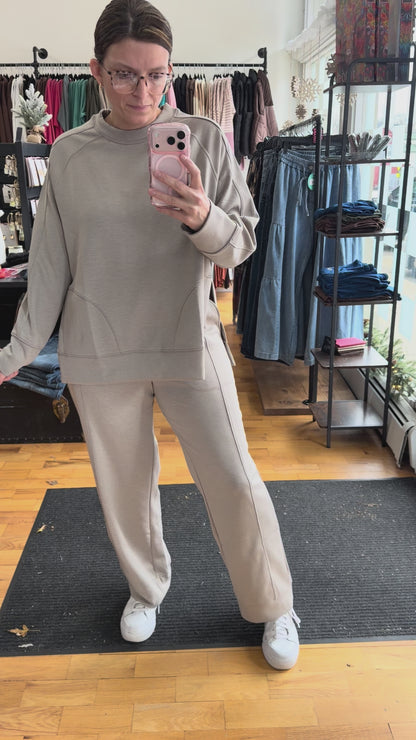 DOORBUSTER-Luxe Scuba Straight Pant