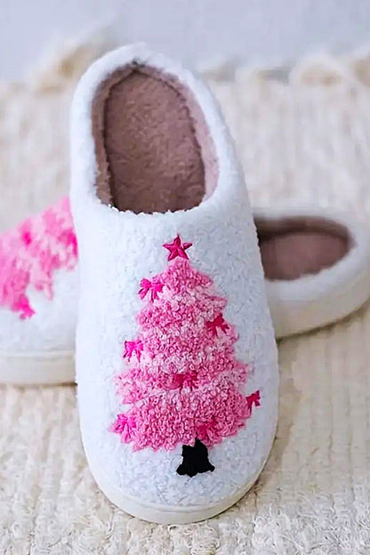 Plush Holiday Slippers