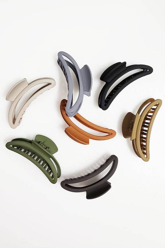Matte Color Hair Claw Clip