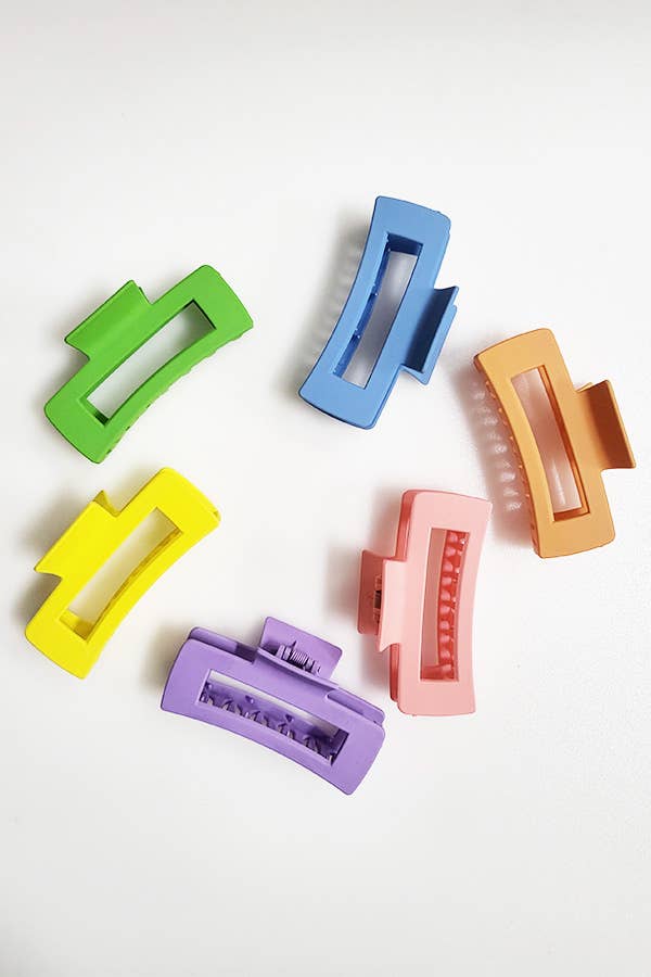Matte Color Hair Claw Clip