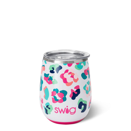Swig Stemless Wine Cup 14oz in Party Animal