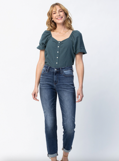 Basic Cuffed Judy Blue Jeans